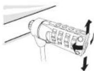 TARGUS PA410ECCL - Verwendung der DEF-CON SecureSpacer - 2