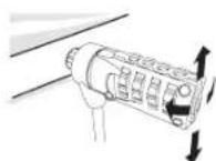 TARGUS PA410ECCL - De DEFCON Secure- Spacers gebruiken - 2