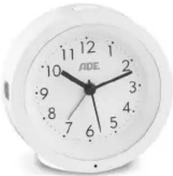 ADE CK 1719 - Analoger Wecker mit Nachtlicht-Sensor - 2