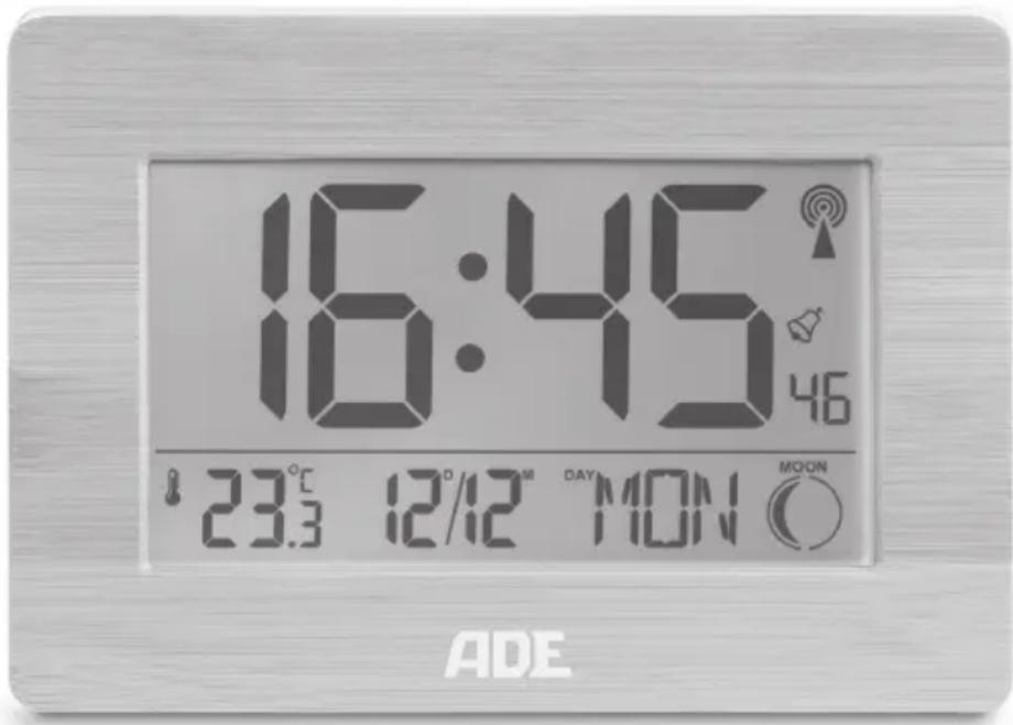 ADE CK 1702 - DCF-Funkuhr mit XXL-Ziffern - 1
