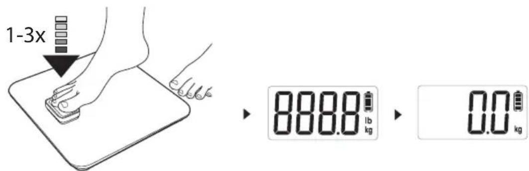 ADE Kira BE 2008 - Waage aufstellen und Dynamo aufladen - 1