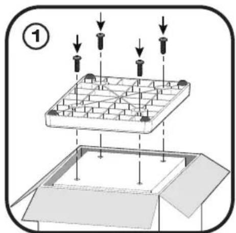 Paradigm Atom Monitor v7 - FLOORSTANDING SPEAKERS: ATTACHING BASE & OPTIONAL SPIKES - 1