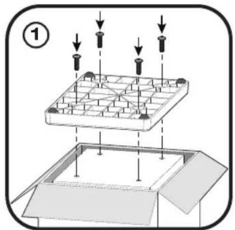 Paradigm Monitor Surround 3 v7 - ENCEINTES AU SOL :FIXER LA BASE ET LES CRAMPONSFACULTATIFS - 1