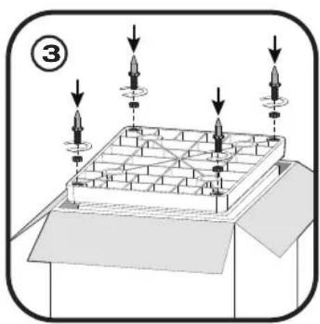 Paradigm Monitor Surround 3 v7 - ENCEINTES AU SOL :FIXER LA BASE ET LES CRAMPONSFACULTATIFS - 3