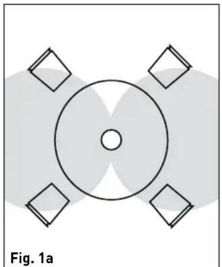 Paradigm CI Pro P80RX - "SM" Model (Arrows indicate direction of tweeters) - 1