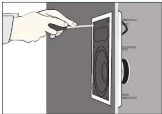 Paradigm AMS100R v4 - SPEAKER INSTALLATION AND CONNECTION (pictorial) INSTALLATION ET RACCORDEMENT DES ENCEINTES (illustrations) - 4