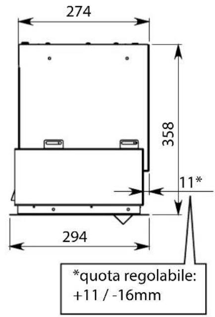 FALMEC Gruppo Incasso E.ion - PENSILE H360 mm WALL UNIT H360 mm - 2