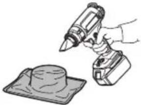 MAKITA DHG181 - 安裝正確的配件(如適用) - 4