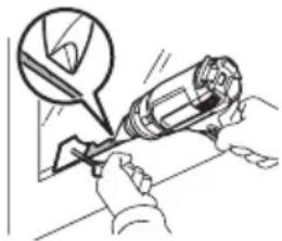 MAKITA DHG181 - MONTAGGIO DELL'ACCESSORIO CORRETTO (SE APPLICABILE) - 2