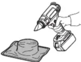 MAKITA DHG181 - MONTIEREN DES KORREKTEN ZUBEHÖRS (FALLS ZUTREFFEND) - 4