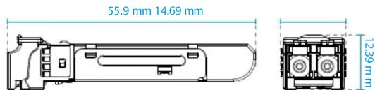 Vivotek SFP2000MM85X3 - Dimensions - 1