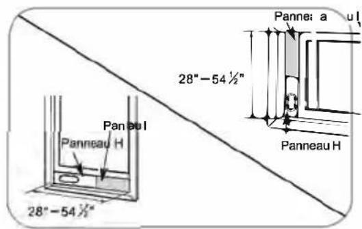 HISENSE AP12DR2SFTS10 - Panneau de ventilation de fenêtre et extensions - 5