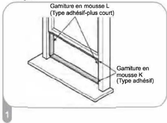 HISENSE AP12DR2SFTS10 - Installation pour Fenetre coulissante verticale - 1