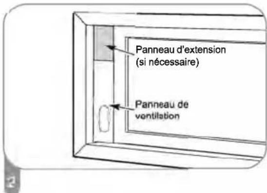 HISENSE AP12DR2SFTS10 - Installation pour Fenetre coulissante horizontale - 2