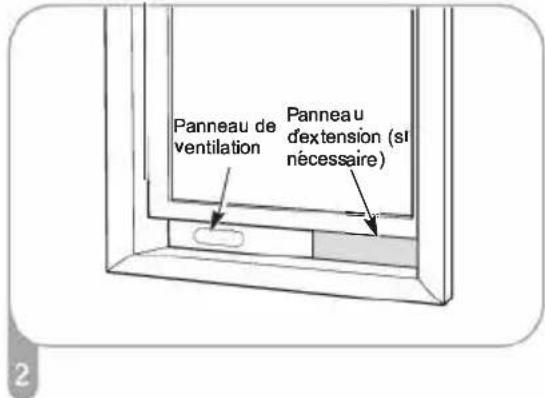 HISENSE AP12DR2SFTS10 - Installation pour Fenetre coulissante verticale - 2