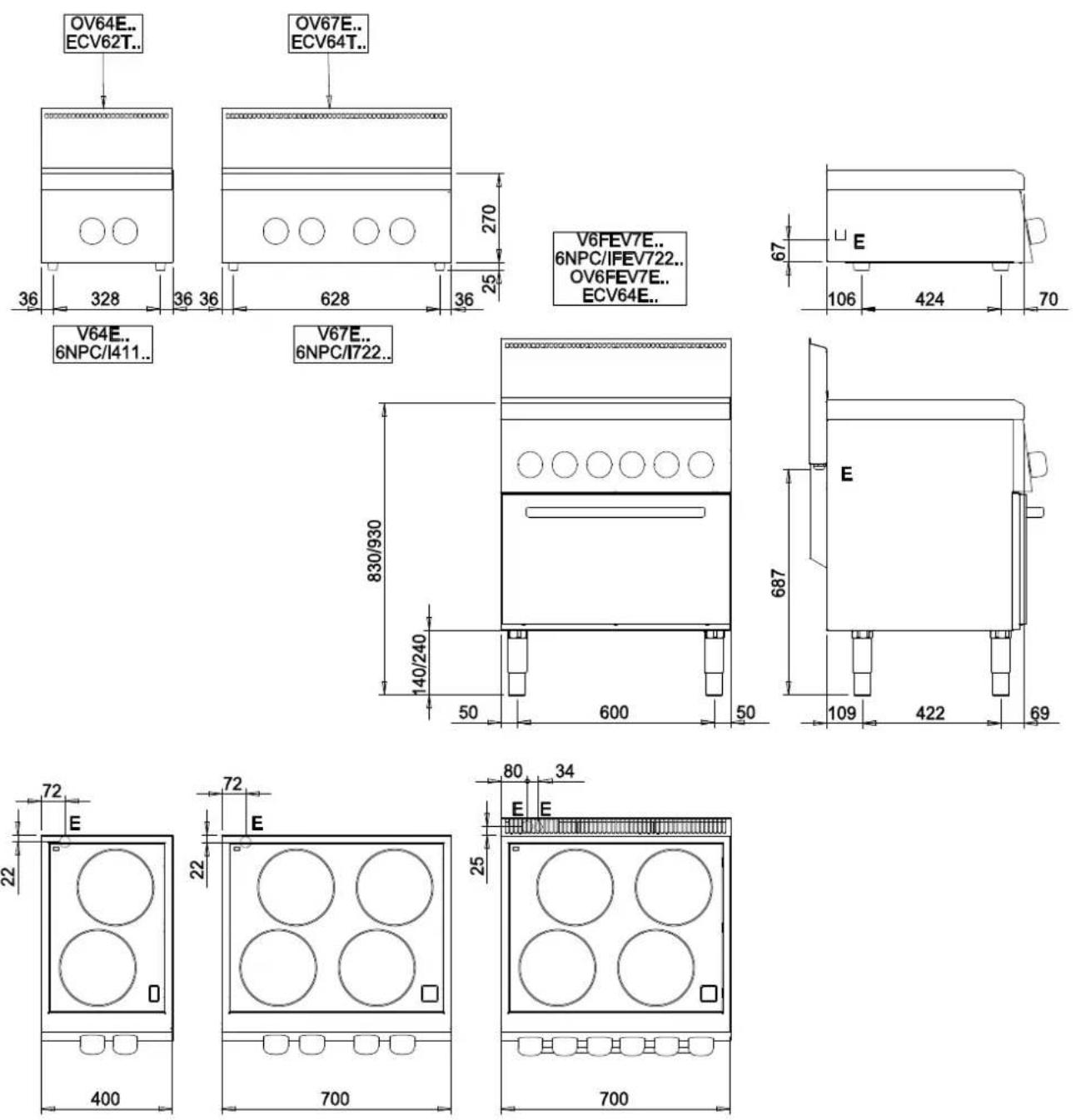 BARTSCHER 115059 - SCHEMA DI INSTALLAZIONE - INSTALLATION DIAGRAM - INSTALLATIONSPLAN - SCHÉMA D'INSTALLATION - ESQUEMA DE INSTALACION -INSTALLATIESCHEMA - IINSTALLATIONSRITNINGAR - 1