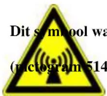 BARTSCHER 105840 - Algemeen waarschuwingssymbool Het niet in acht nemen van de veiligheidsvoorschriften betekent gevaar (verwondingen) - 1