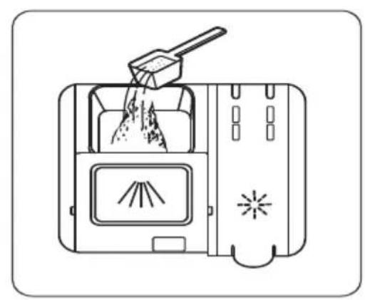 ETNA VW738MC - Filling the detergent dispenser - 2