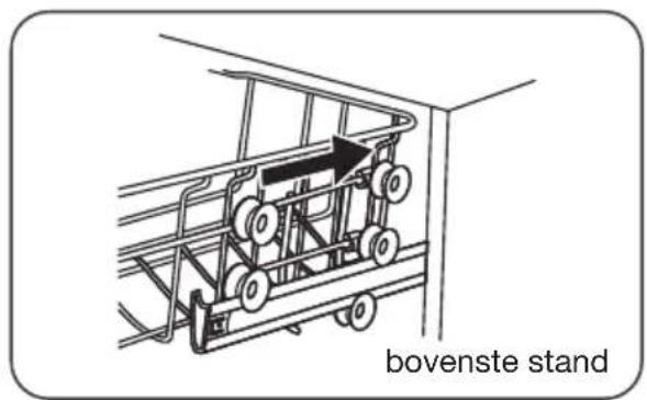 ETNA VWV242CWIT - De hoogte van de bovenste korf (type 1) aanpassen (afhankelijk van het model) - 4