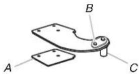 WHIRLPOOL WRT138FFDB - Reverse Top Hinge - Contour door models only - 1