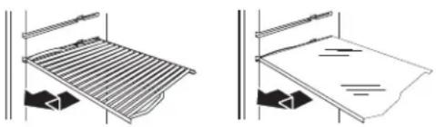 WHIRLPOOL WRT138FFDB - To remove and replace a shelf: - 1