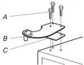 WHIRLPOOL WRT138FFDB - Inversion du sens d'installation de la charnière supérieure – Modèles avec porte-contour uniquement - 3
