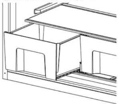 WHIRLPOOL WRT138FFDB - To remove and replace the crisper cover: - 1