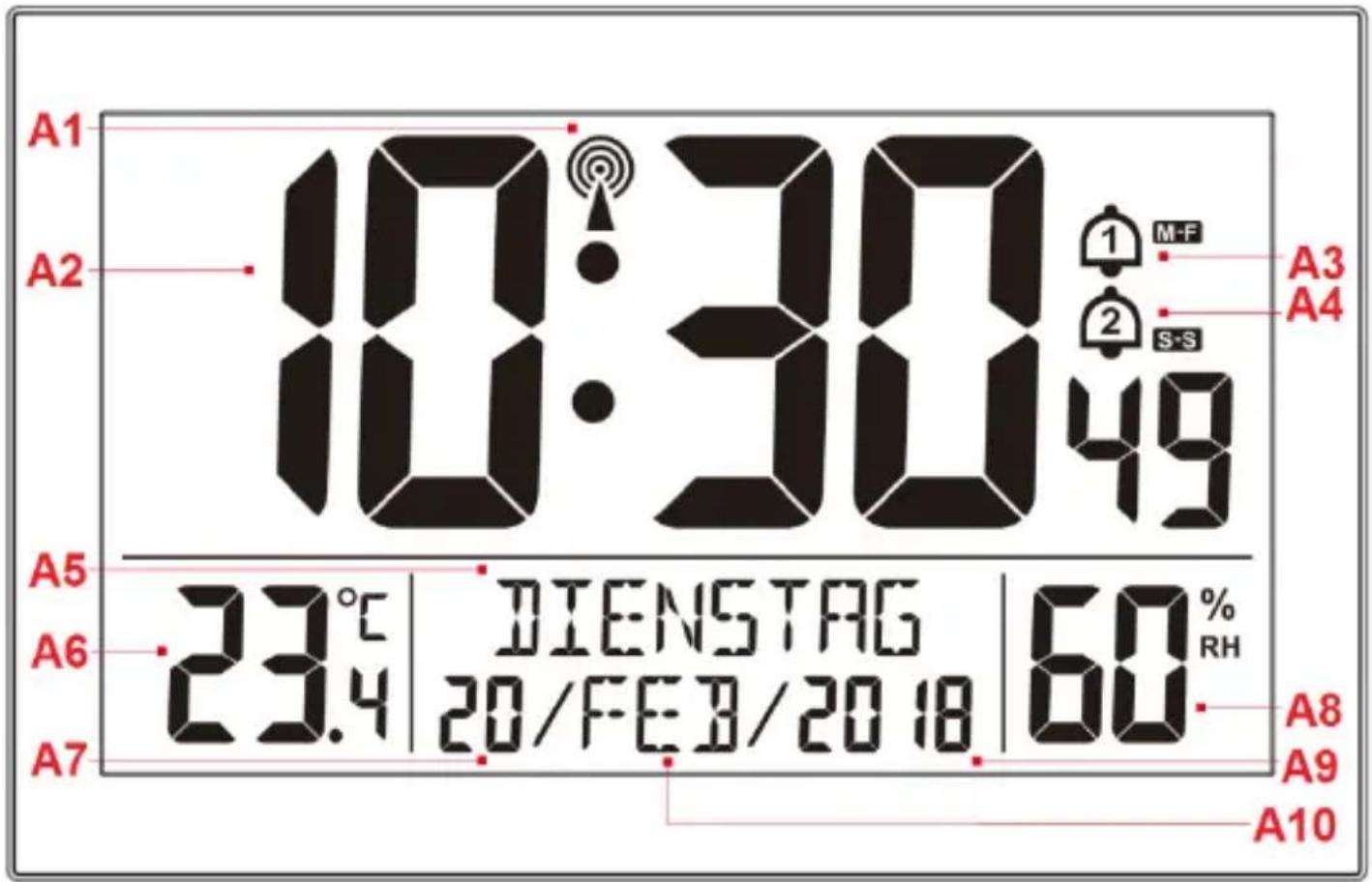 TECHNOLINE WS 8016 - Funkce: - 1
