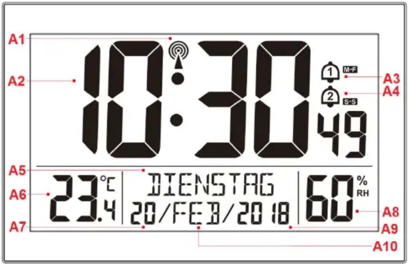 TECHNOLINE WS 8016 - Funciones: - 1