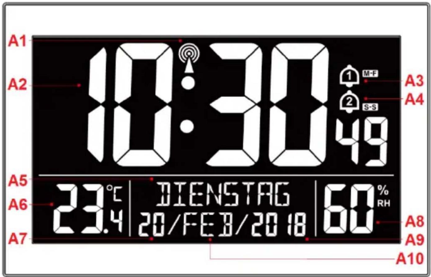TECHNOLINE WS 8017 - Funciones: - 1