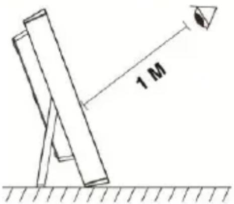 TECHNOLINE WS 8019 - VIEWING ANGLE OF THE LCD - 1