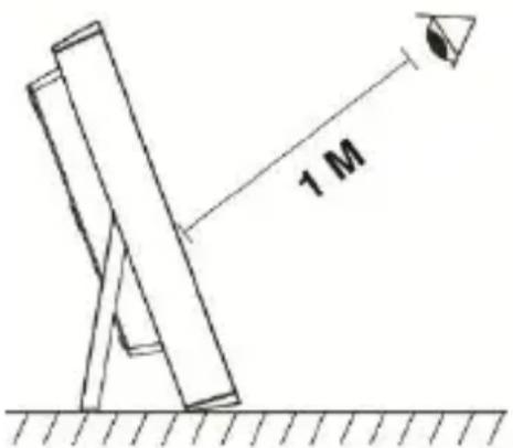 TECHNOLINE WS 8019 - ANGLE De visualisation de l'ecran LCD - 1