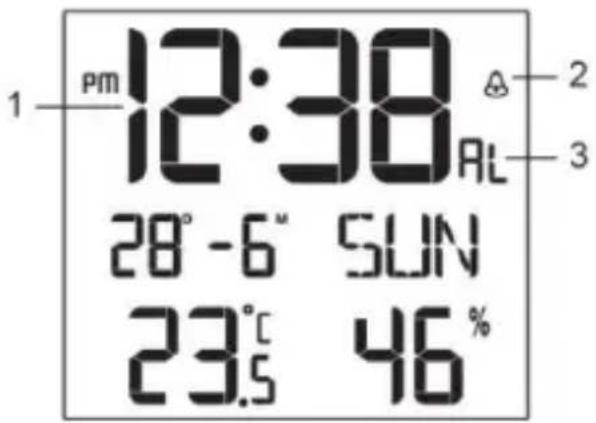 TECHNOLINE WS 8015 - Alarmtijdmodus - 1
