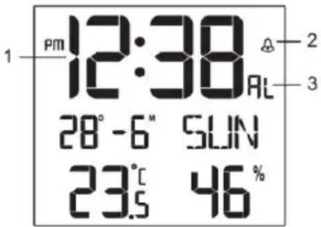 TECHNOLINE WS 8015 - Alarmzeit Modus - 1