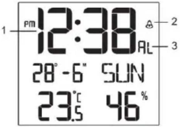 TECHNOLINE WS 8015 - Alarm time mode - 1