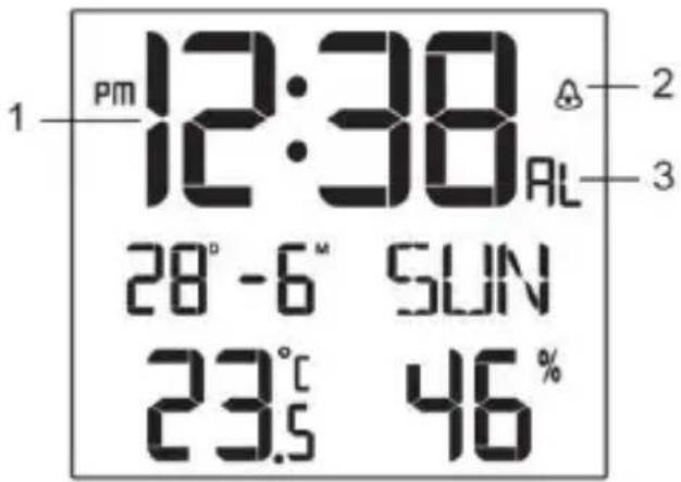 TECHNOLINE WS 8015 - Tryb czasu alarmu - 1