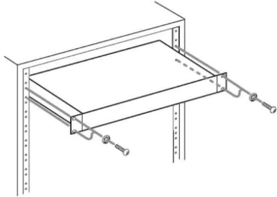 Monacor CD400UDAB - Montaggio dell'unità a rack - 1