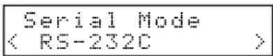 Monacor CD400UDAB - Impostazione della modalità seriale (quando è installata una scheda Ethernet venduta separatamente) - 1