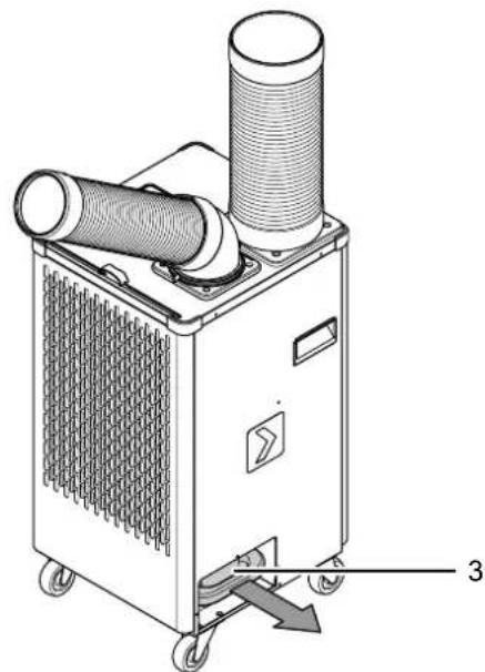 TROTEC PT 2700 SP - Vider le condensat (vidage manuel) - 1