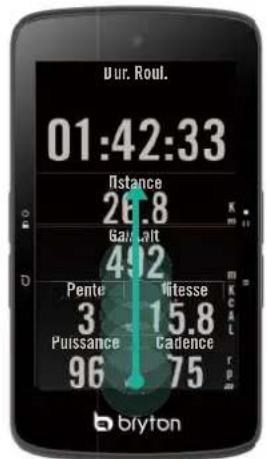 Bryton Rider S800 - Écran tactile - 1