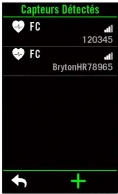 Bryton Rider S800 - Appairer les capteurs - 1