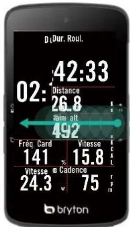 Bryton Rider S800 - Écran tactile - 4