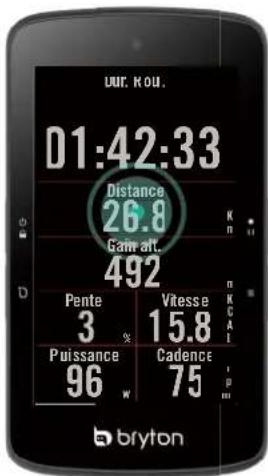 Bryton Rider S800 - Écran tactile - 7