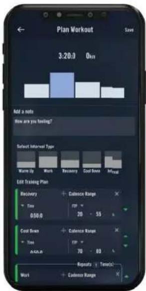 Bryton Rider S800 - Planifier un entraînement avec l'application « Bryton Active » - 1
