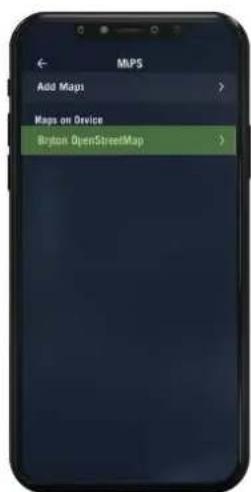 Bryton Rider S800 - Supprimer des cartes sur le Rider S800 - 5