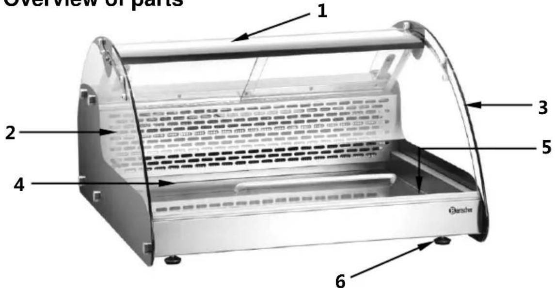 BARTSCHER 700216G - Overview of parts - 1
