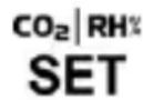 TECHNOLINE WL 1040 - Impostazione dell'ora in 12/24 ore, allerta livello alto-basso di CO₂ e umidità - 12