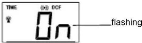 TECHNOLINE WS 9140 - TIME RECEPTION ON/OFF SETTING - 1