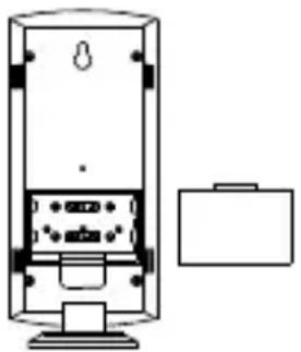 TECHNOLINE WS 9140 - INSTALLER ET REMPLACER LES PILES DANS LA STATION DE TEMPERATURE - 1
