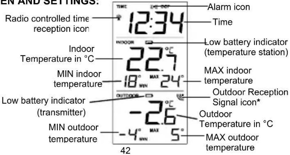 TECHNOLINE WS 9140 - MIN/MAX RESET key - 1